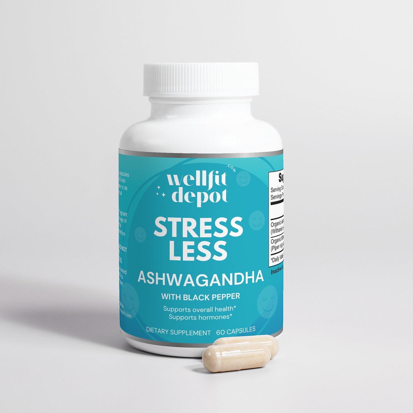 Stress Less - The Natural Stress Relief Supplement with Ashwagandha & Black Pepper